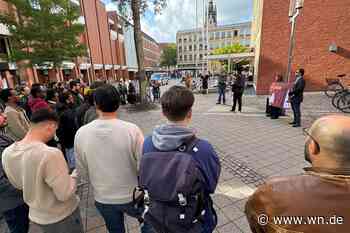 Protest gegen Einbürgerungsstau in Münster