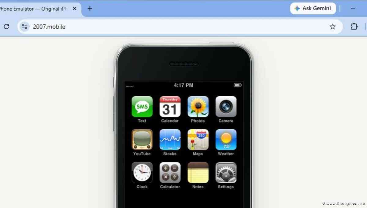 Fire up that iPhone 1 emulation and party like it's 2007