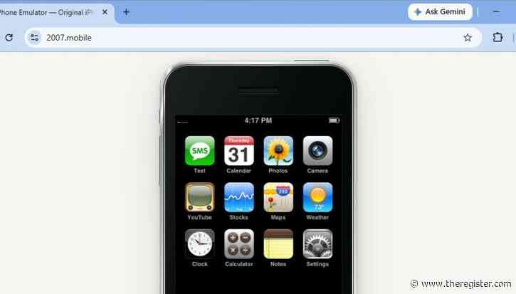 Fire up that iPhone 1 emulation and party like it's 2007
