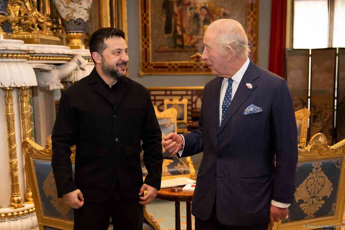 Zelensky personally thanks King for his ‘unwavering support’ for Ukraine
