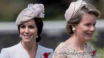 Queen Mathilde copies Kate Middleton's most dramatic black-tie trick