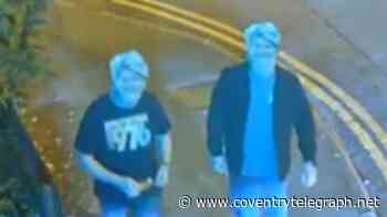 Men wearing 'Clare Balding' masks urged to come forward after Coventry incident
