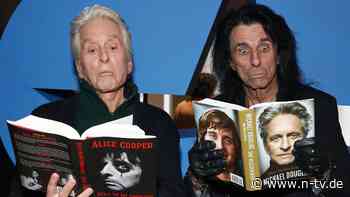Ungewöhnliches Duo: Michael Douglas und Alice Cooper huldigen sich gegenseitig