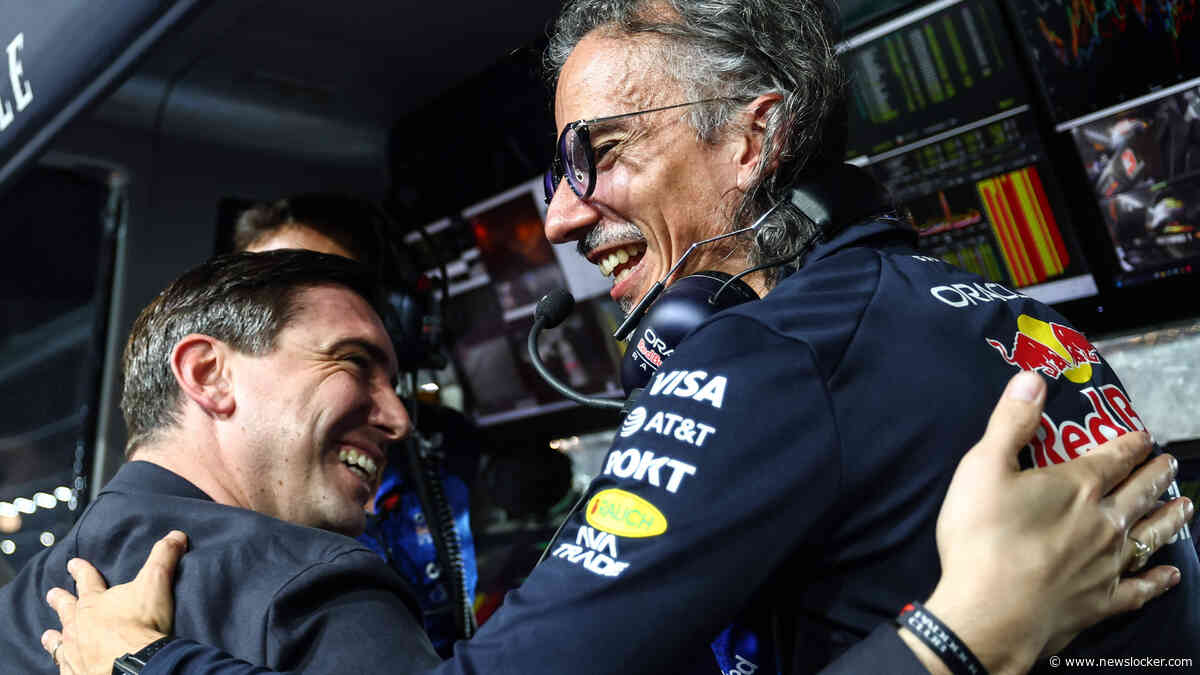 Red Bull legt teambaas Laurent Mekies langer vast; renstal viert eerste overwinningen van dit seizoen met Max Verstappen en personeel in Milton Keynes