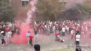 Over 13K people attended this year's unsanctioned homecoming parties in Guelph, police report says