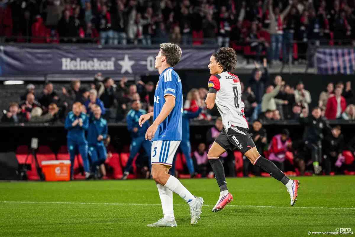 LIVE: Feyenoord direct weer naast Como dankzij prachtgoal Zechiël