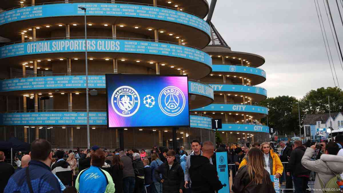 Man City vs. PSG LIVE: Champions League updates as Maresca's team play first home match since guilty verdict