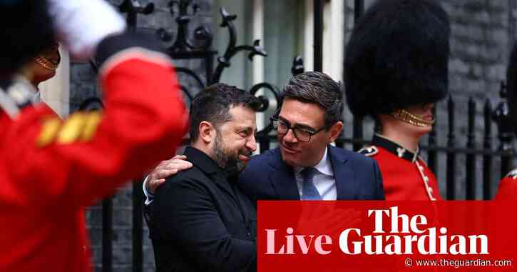 Burnham tells Zelenskyy’s UK’s support for Ukraine ‘will not change’ – as it happened