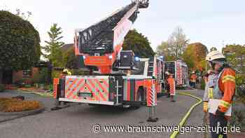 Feuerwehr löscht Brand im Keller eines Einfamilienhauses in Melverode