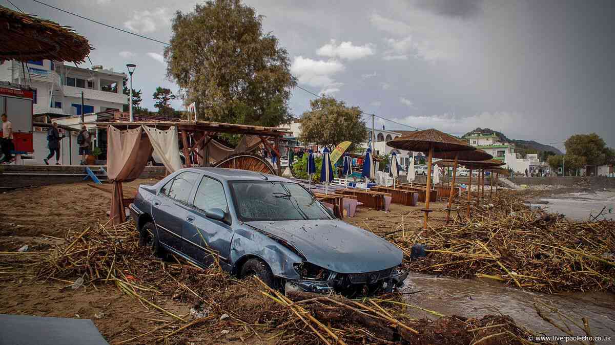 Man dies as Greece holiday hotspot battered by flash floods
