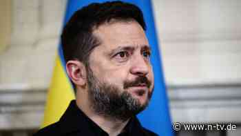 Vorwürfe an Musk wegen Starlink: Selenskyj: Ukraine verliert mit den USA einen starken Partner