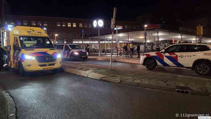 Steekpartij Stationsplein Groningen, 1 man(18) gewond en 1 aanhouding man(18)