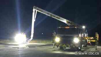 St. Clair Township Fire Department responds to report of an industrial accident in Sombra