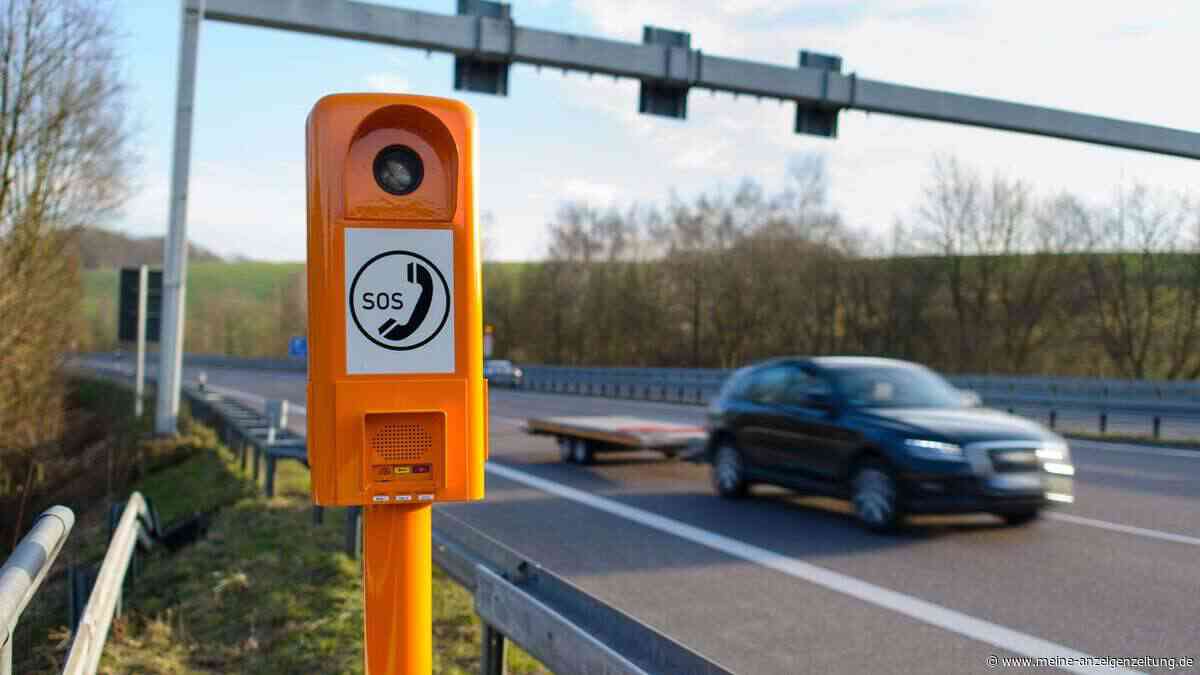 Autobahn-Notrufsäulen stehen auf dem Prüfstand