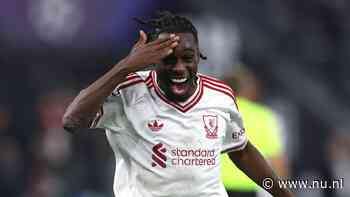 Liverpool en scorende Frimpong winnen spektakelstuk met negen goals in Linz