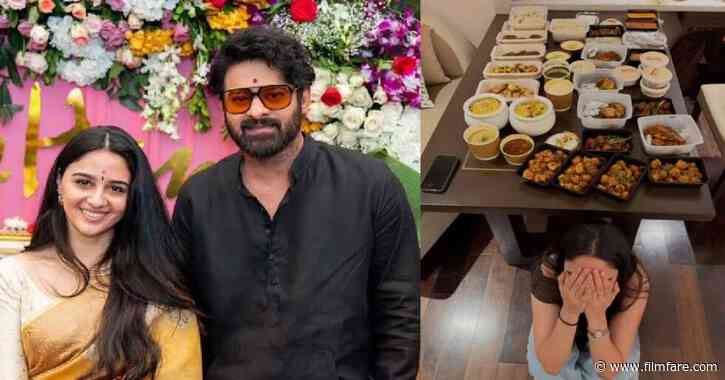 Prabhas Treats Imanvi to a Lavish Birthday Feast During Fauzi Shoot
