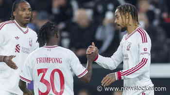 Jeremie Frimpong en Bradley Barcola stelen de show bij doelpuntenfestijn van Liverpool tegen LASK Linz