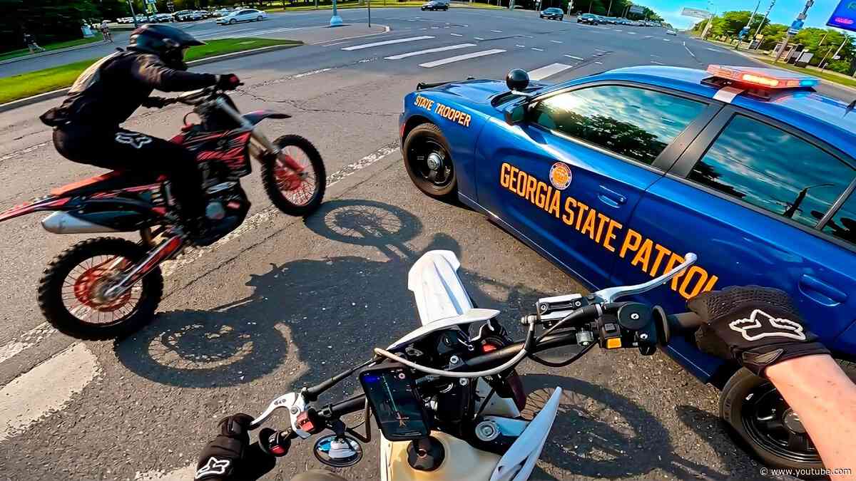 24 Minutes Of Police CHASING Bikers | HIGH SPEED Police vs Motorcycle Chases