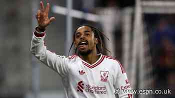 Barcola nets hat trick for 1st Liverpool goals in 6-goal UCL rout
