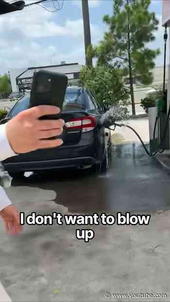 Bad day to quit smoking #gas #expensivefails #fire #gasprices #shorts