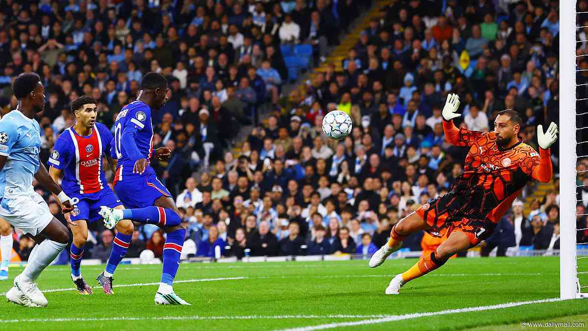 Man City vs PSG - Champions League: Ousmane Dembele doubles holders lead just moments after Desire Doue's opener in a blistering fast start to stun Enzo Maresca's men