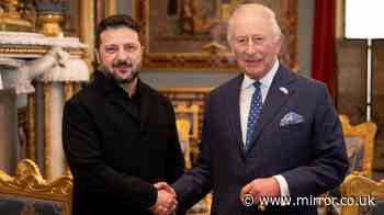 Volodymyr Zelensky's message to King Charles days after Donald Trump takes swipe at Ukraine leader