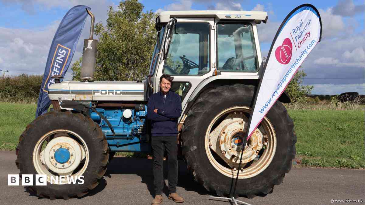 Classic tractor to be auctioned to thank hospital