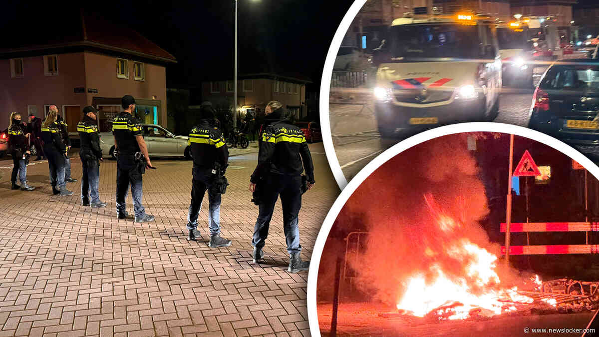 ME in actie na onrust in Floradorp nadat burgemeester Halsema volhardt in verbod oudejaarsvuur: ’Dit is nog maar het begin’
