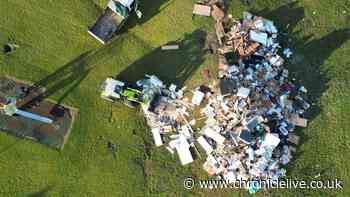 'An environmental crime' - Hazardous Gateshead fly-tip and potential bonfire cleared