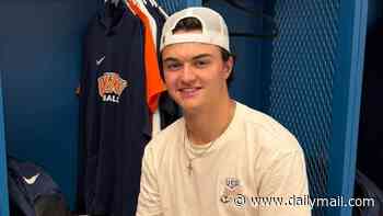 Recent prep school graduate, 18, waited for train to cross tracks before walking...but was killed when he didn't see locomotive coming in the other direction