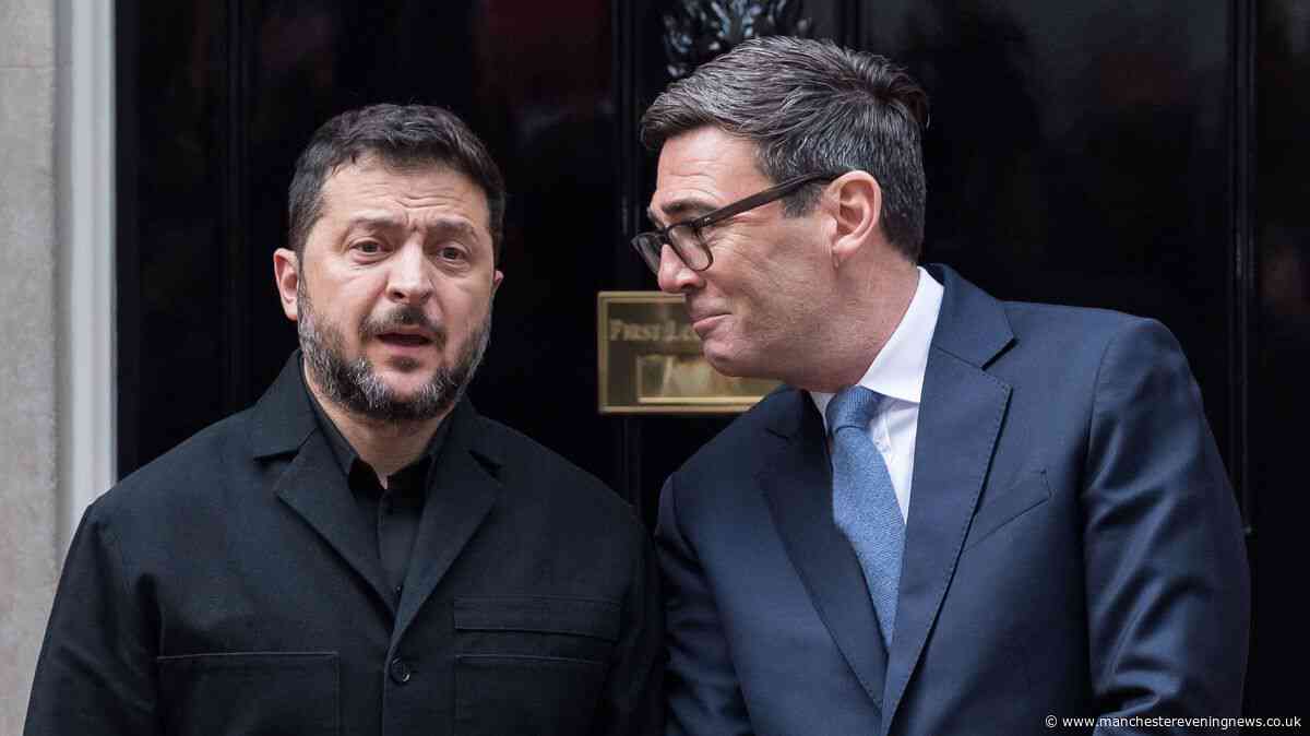 Andy Burnham government issues statement on 'defensive support' for Ukraine after Zelenksyy visit