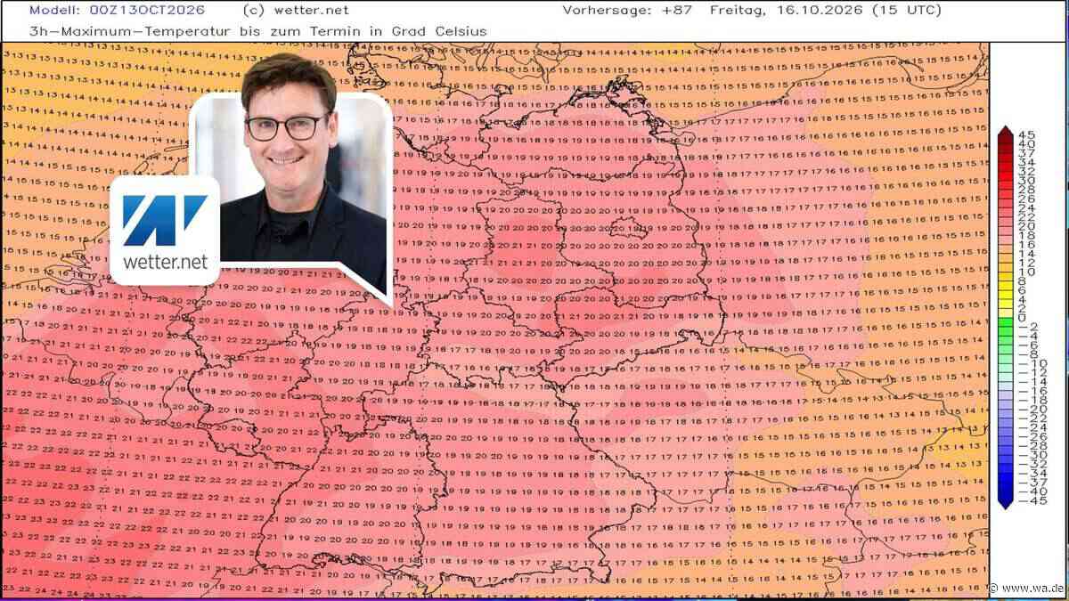 Bis zu 24 Grad: Goldener Oktober dreht noch einmal auf, aber ein fieser Spielverderber lauert
