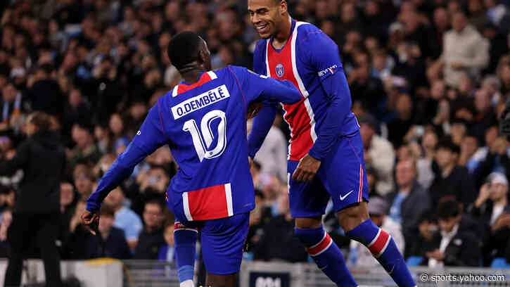 ‘An exhibition’: Steven Gerrard salutes PSG after stunning first half against Man City