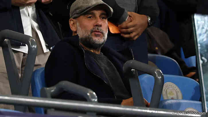 📸 Guardiola watches on in disbelief as PSG sweep Man City aside