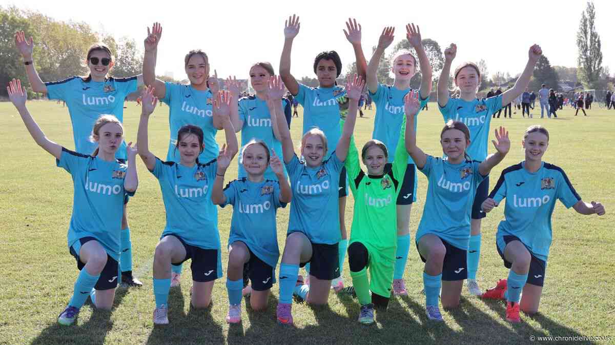 Newcastle football team secure sponsorship to increase visibility of girls' football