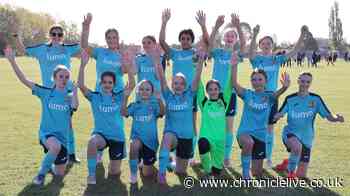 Newcastle football team secure sponsorship to increase visibility of girls' football
