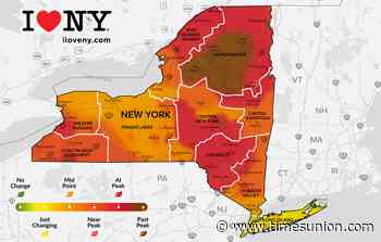 Where fall’s colors are blazing for the week of Oct. 14-20