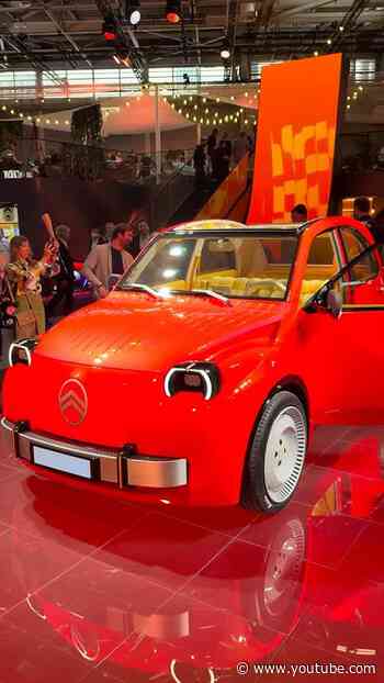 Citroen 2 CV at Paris Motor  Show