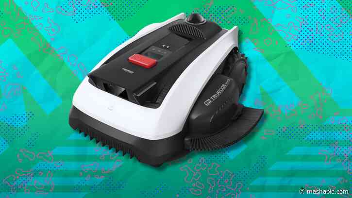 Outsource your lawn care routine with over $500 off the Ecovacs Goat O1000 robot mower