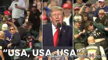 Proteste bei Trump-Rallye in Ohio: Frau wird attackiert – Video zeigt Szene