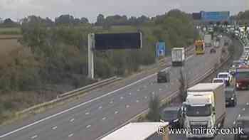 M1 traffic - recap: 999 crews flood motorway after serious crash near Lutterworth