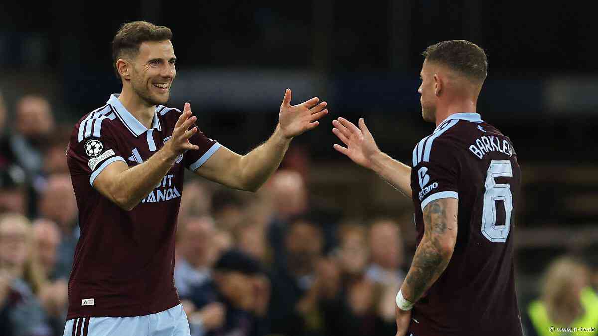 Kurzeinsatz für Aston Villa: Leon Goretzka feiert Debüt bei Torspektakel