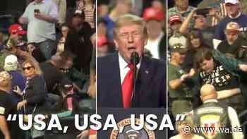 Proteste bei Trump-Rallye in Ohio: Frau wird attackiert – Video zeigt Szene