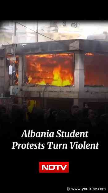 Albania Student Protests Turn Violent In Tirana