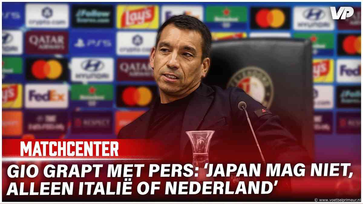 Van Bronckhorst grapt: 'Japan mag niet, alleen Italië of Nederland'
