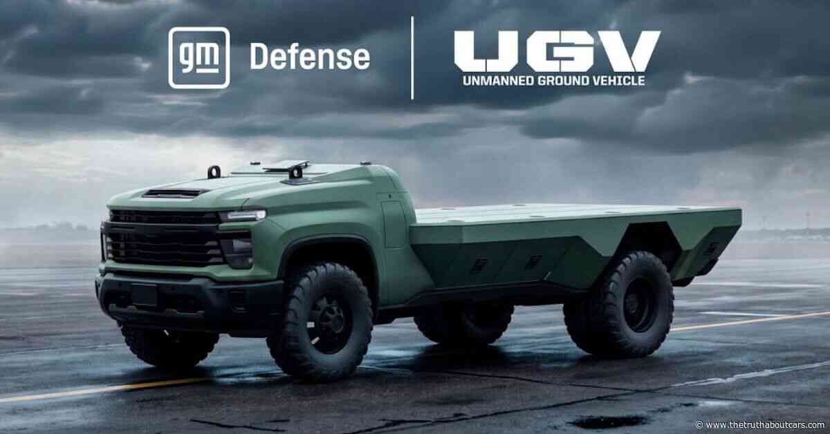 GM Defense Develops Driverless Silverado 3500 HD for the Battlefield