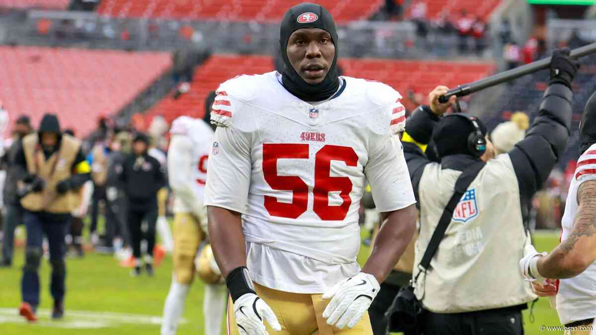 Four men arrested in connection with Feb. shooting of 49ers DL White