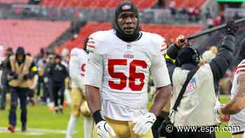Four men arrested in connection with Feb. shooting of 49ers DL White
