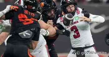 Time, confidence key to B.C. Lions’ turnaround