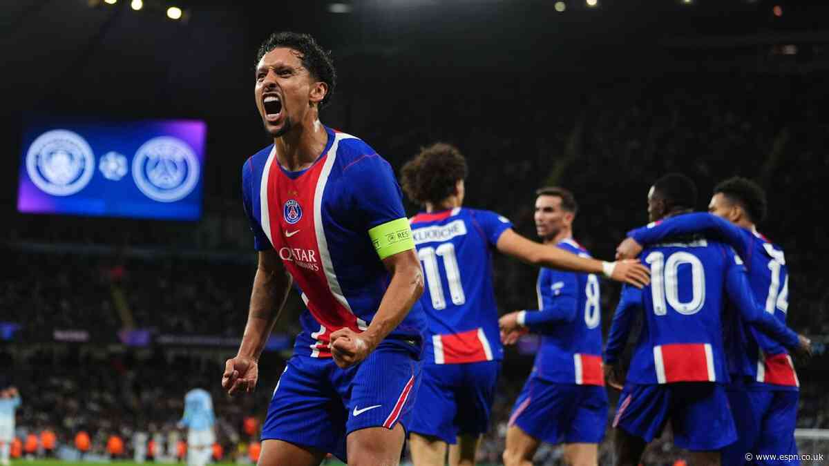 Man City undone by PSG, the Champions League's gold standard